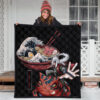 Naruto Anime Premium Quilt - Jiraiya With Gama Keeper Toad Ramen Bowl Quilt Blanket 3