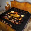 Naruto Anime Premium Quilt - Naruto Eight Trigram Seal With Kyuubi Nine Tails Quilt Blanket 19