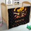 Naruto Anime Premium Quilt - Naruto Eight Trigram Seal With Kyuubi Nine Tails Quilt Blanket 21