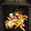 Naruto Anime Premium Quilt - Naruto Fighting Bijuu Mode Eight Trigram Seal Quilt Blanket 7