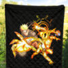 Naruto Anime Premium Quilt - Naruto Fighting Bijuu Mode Eight Trigram Seal Quilt Blanket 5