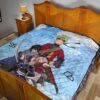 Naruto Anime Premium Quilt - Team 7 Fighting Vs Obito Manga Leaf Village Sky Quilt Blanket 19