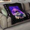 Naruto Anime Premium Quilt - Uchiha Sasuke Shraingan Power Purple Susano Quilt Blanket 15