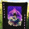 Naruto Anime Premium Quilt - Uchiha Sasuke Shraingan Power Purple Susano Quilt Blanket 5