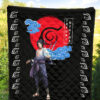 Naruto Anime Sasuke Chidori Power Konoh Symbol Premium Quilt Blanket 5