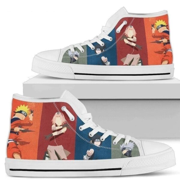 Naruto Squad High Top Shoes Sneakers For Anime Fan