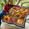 Naruto Uzumaki And Kurama Premium Quilt Blanket Anime Home Decor Custom For Fans 11