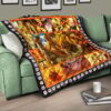 Naruto Uzumaki And Kurama Premium Quilt Blanket Anime Home Decor Custom For Fans 17