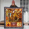 Naruto Uzumaki And Kurama Premium Quilt Blanket Anime Home Decor Custom For Fans 3