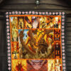 Naruto Uzumaki And Kurama Premium Quilt Blanket Anime Home Decor Custom For Fans 7