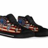 Native American Buffalo Skull Sneakers High Top Shoes 3