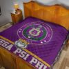 Omega Psi Phi Premium Quilt Blanket Fraternity Home Decor Custom For Fans 19