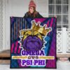 Omega Psi Phi Premium Quilt Blanket Fraternity Home Decor Custom For Fans 3