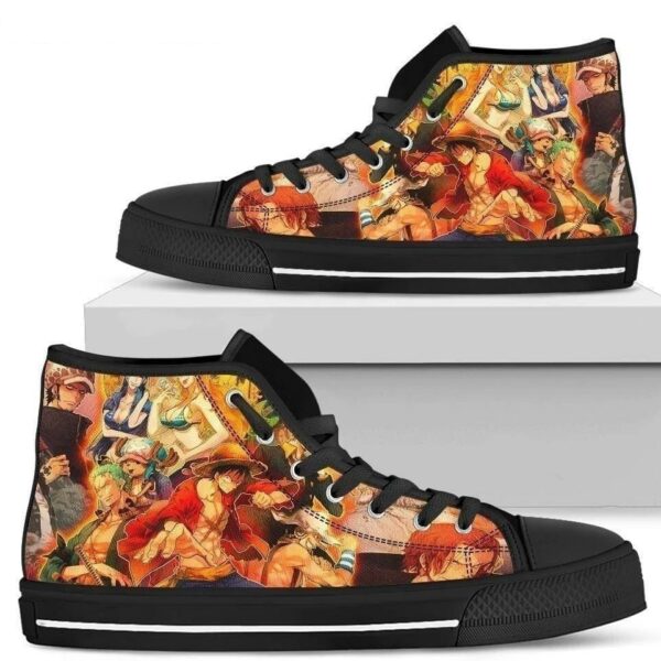 One Piece High Top Shoes Sneaker Fan Anime Gift