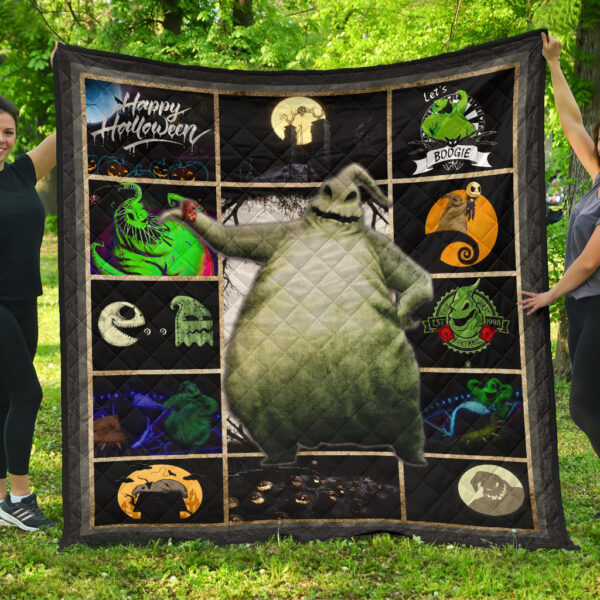 Oogie Boogie The Nightmare Before Christmas Premium Quilt Blanket Cartoon Home Decor Custom For Fans