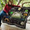 Oogie Boogie The Nightmare Before Christmas Premium Quilt Blanket Cartoon Home Decor Custom For Fans 11