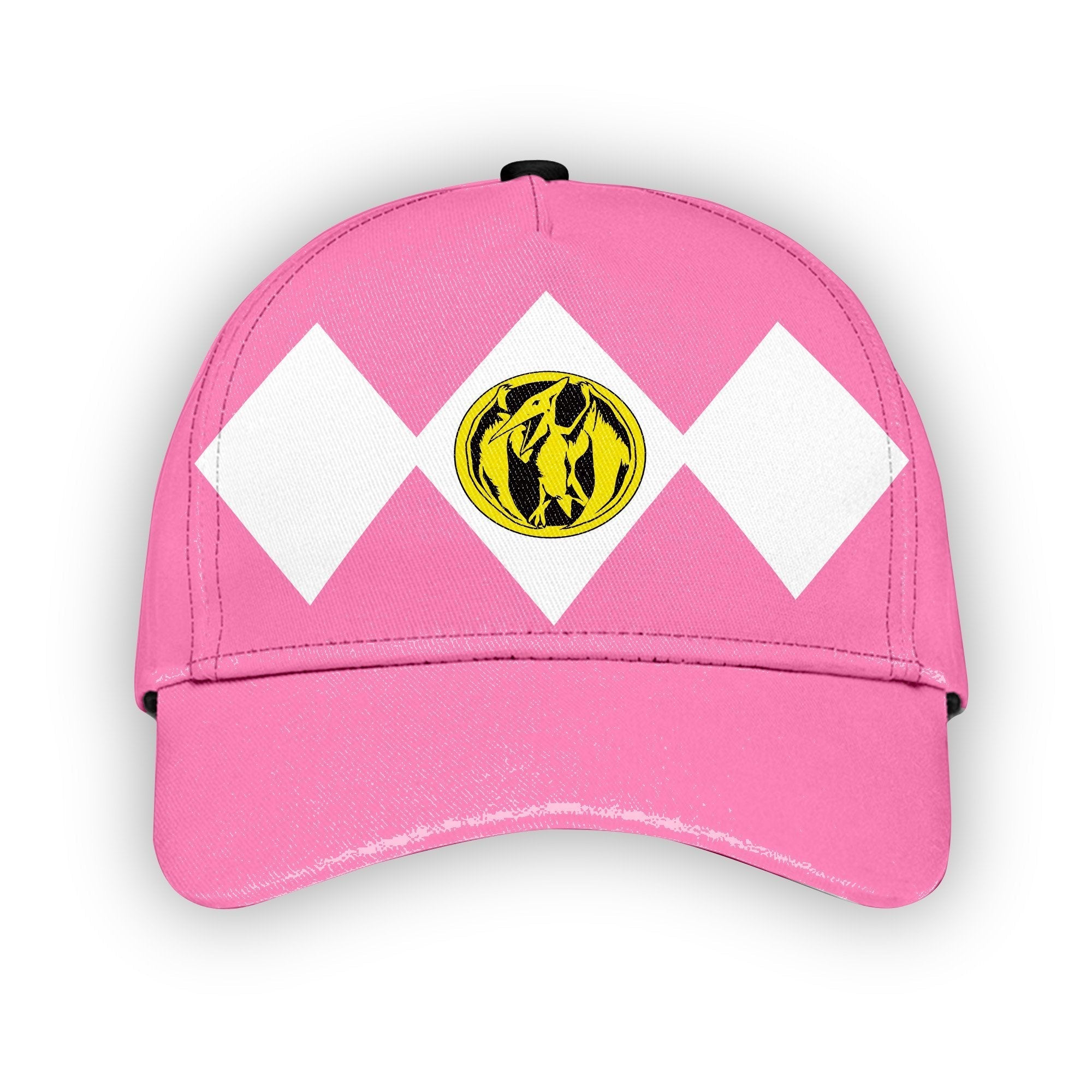 Pink Mighty Morphin Power Rangers Custom Name Cap