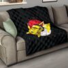 Pokemon Anime Premium Quilt Angry Pikachu Electric Pokeball Artwork Quilt Blanket 15