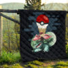 Pokemon Anime Premium Quilt Ice Cream Pokeball Melting Funny Venusaur Quilt Blanket 13