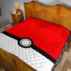 Pokemon Anime Premium Quilt - Minimalist Square Pokeball Go Quilt Blanket 19