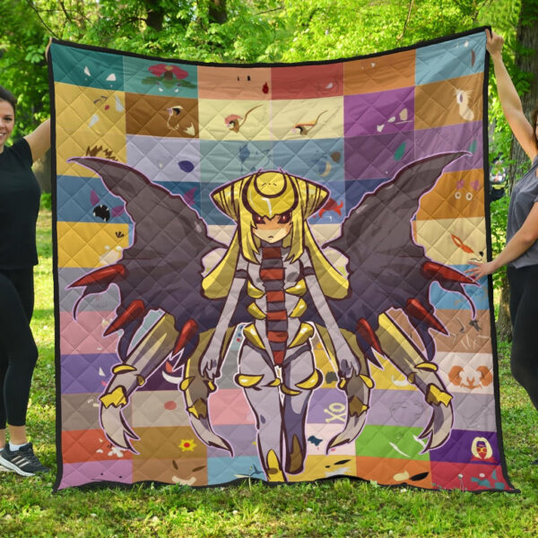 Pokemon Anime Premium Quilt – Pokemon Girl Legendary Giratina Quilt Blanket