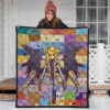 Pokemon Anime Premium Quilt - Pokemon Girl Legendary Giratina Quilt Blanket 3