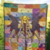 Pokemon Anime Premium Quilt - Pokemon Girl Legendary Giratina Quilt Blanket 5