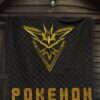 Pokemon Anime Premium Quilt Team Instinct Symbol Neon Zapdos Pokemon Go Quilt Blanket 7