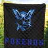 Pokemon Anime Premium Quilt Team Mystic Symbol Neon Blue Articuno Pokemon Go Quilt Blanket 5