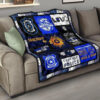 Police Blue Line Quilt Blanket Gift For Police Officer 15