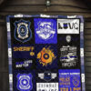 Police Blue Line Quilt Blanket Gift For Police Officer 7