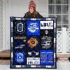 Police Blue Line Quilt Blanket Gift For Police Officer 3