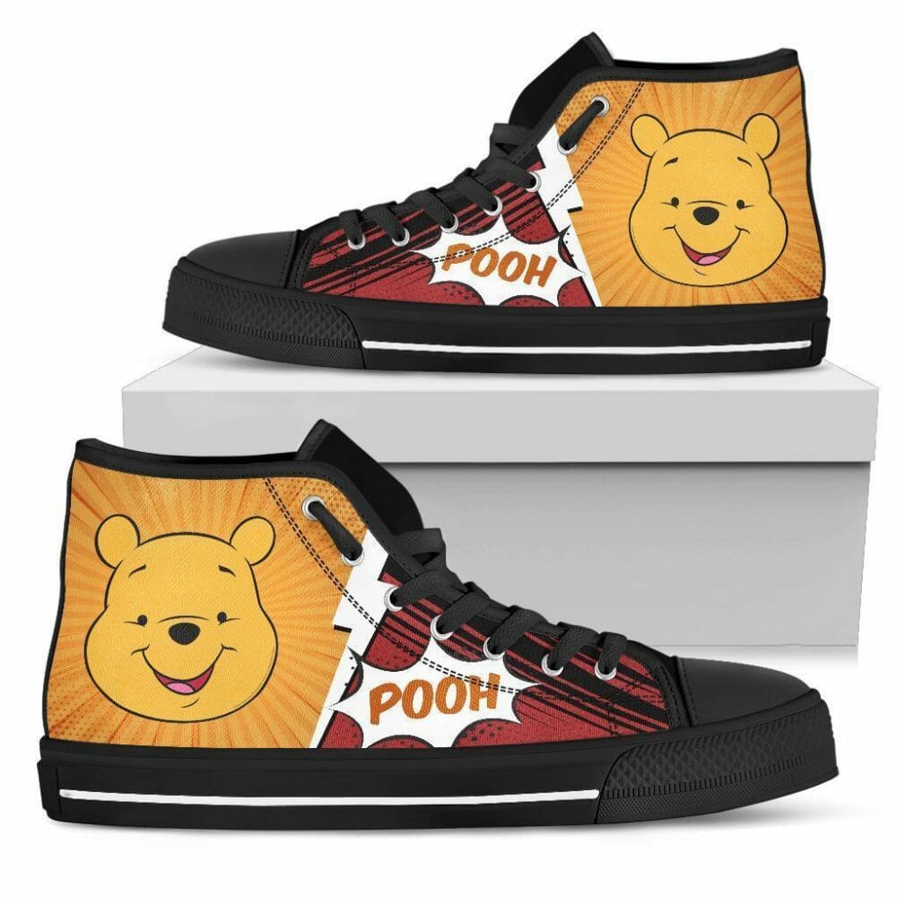 Pooh Sneakers Winnie The Pooh High Top Shoes Fan