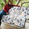 Positive Good Vibes Hi Hand Sign Patterns Blanket 11