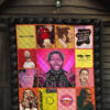 Post Malone Quilt Blanket Amazing Gift For Music Fan 7