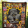 Post Malone Quilt Blanket You Are Sunflower Fan Gift Idea 5