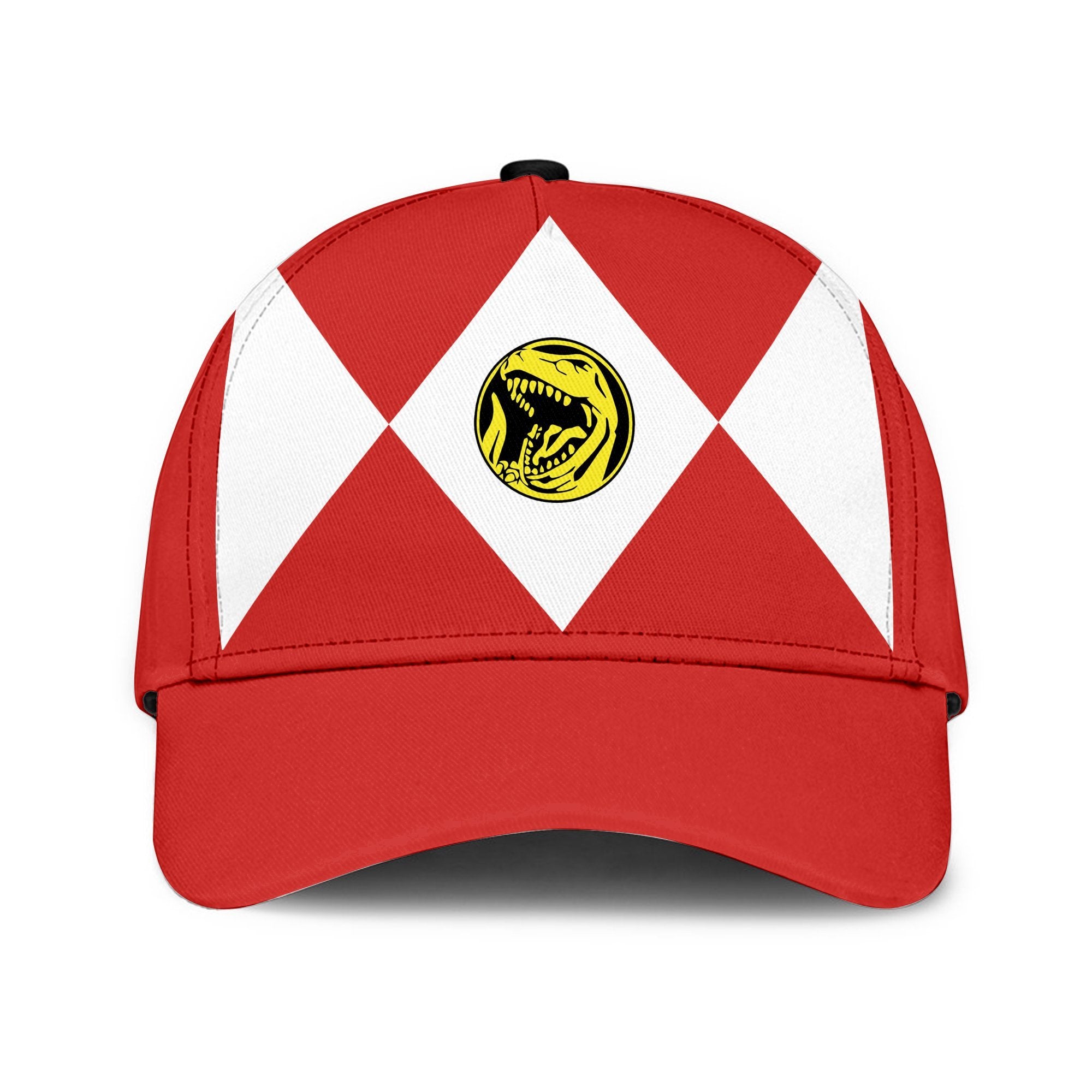 Red Mighty Morphin Power Rangers Custom Name Cap