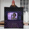 Resident Evil Game Premium Quilt - Jill Valentine Appear On TV Quilt Blanket 3