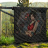 Resident Evil Game Premium Quilt - Pretty Ada Wong Red Dress Quilt Blanket 13