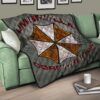 Resident Evil Game Premium Quilt - Umbrella Corp Symbol Old War Army Style Quilt Blanket 17