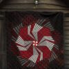 Resident Evil Game Premium Quilt - Umbrella Corp Symbol Spiral Quilt Blanket 7