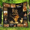 Rick And Rare Quilt Blanket All I Need Is Whiskey Funny Gift 1