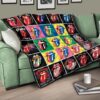 Rolling Stone Sexy Lips Quilt Blanket Gift For Fan ND19 17