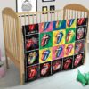 Rolling Stone Sexy Lips Quilt Blanket Gift For Fan ND19 21