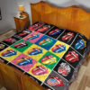 Rolling Stone Sexy Lips Quilt Blanket Gift For Fan ND19 19