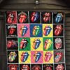 Rolling Stone Sexy Lips Quilt Blanket Gift For Fan ND19 7