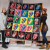 Rolling Stone Sexy Lips Quilt Blanket Gift For Fan ND19 1