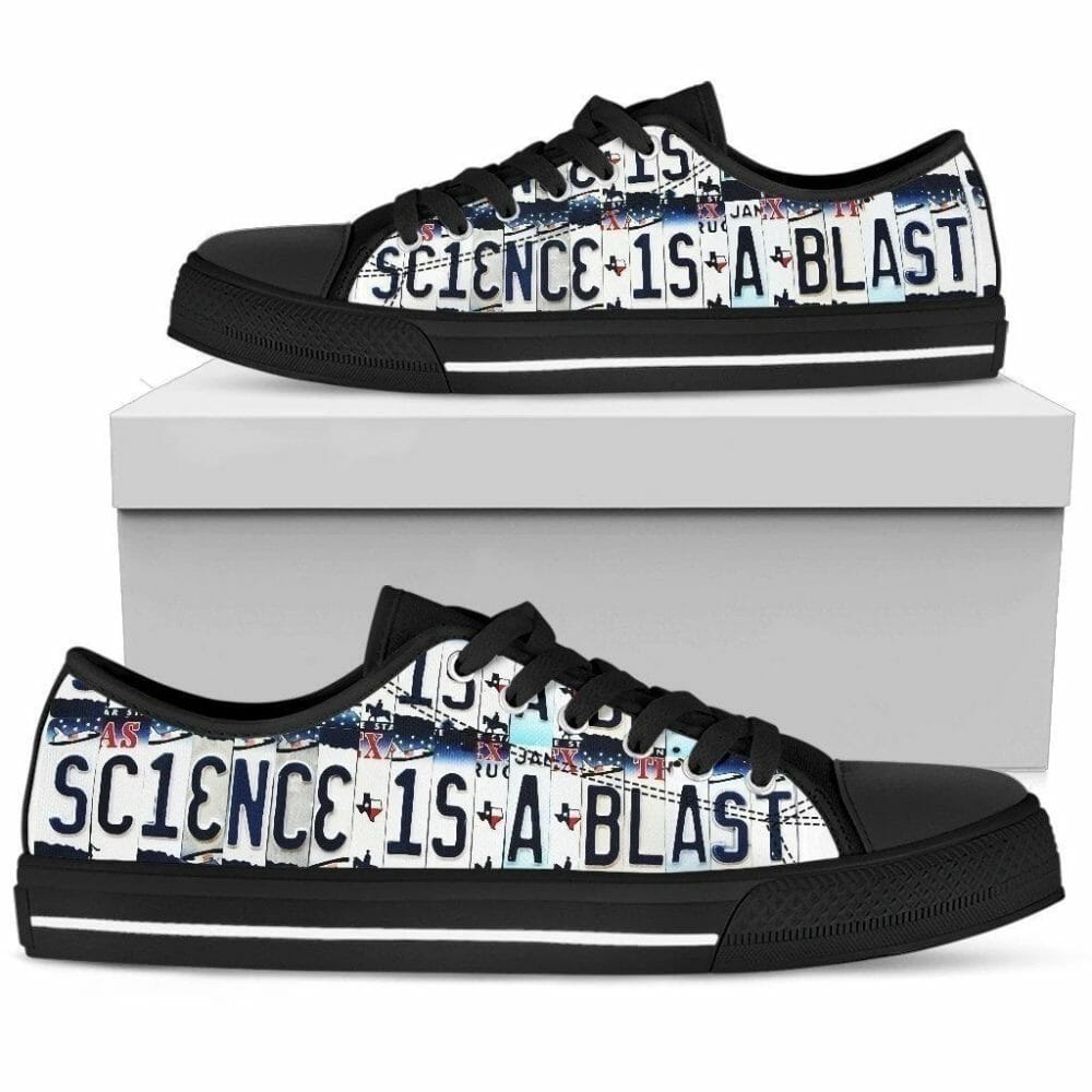 Science Is A Blast Funny Women Sneakers Style