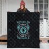 Shield-maiden Premium Quilt Blanket Viking Female Warrior Home Decor Custom For Fans 3