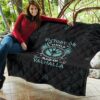 Shield-maiden Premium Quilt Blanket Viking Female Warrior Home Decor Custom For Fans 11